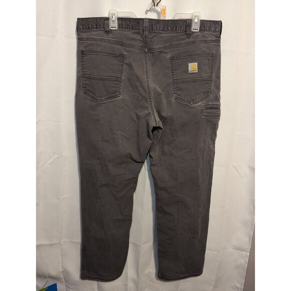 Carhartt Relaxed Fit Pants Men’s Sz 40x32 Charol Gray Rugged Flex Cotton 5pocket - Picture 10 of 16